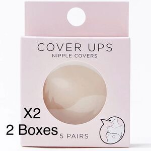 2 packs NIPPLE COVERS 5 Pairs in each pack Color nude